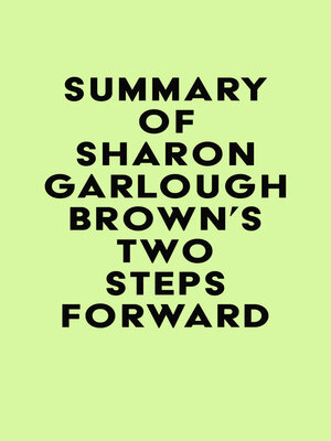 cover image of Summary of Sharon Garlough Brown's Two Steps Forward